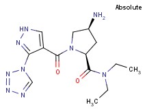 (2S,4S)-4-amino-N,N-diethyl-1-{[3-(1H-tetrazol-1-yl)-1H-pyrazol-4-yl]carbonyl}pyrrolidine-2-carboxamide