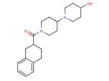 1'-(1,2,3,4-tetrahydro-2-naphthalenylcarbonyl)-1,4'-bipiperidin-4-ol