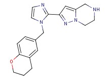 2-[1-(3,4-dihydro-2H-chromen-6-ylmethyl)-1H-imidazol-2-yl]-4,5,6,7-tetrahydropyrazolo[1,5-a]pyrazine dihydrochloride