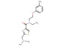 2-[(dimethylamino)methyl]-N-ethyl-N-[2-(3-methylphenoxy)ethyl]-1,3-thiazole-4-carboxamide