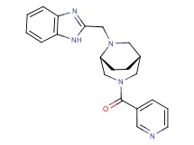 2-{[(1R*,5R*)-3-(3-pyridinylcarbonyl)-3,6-diazabicyclo[3.2.2]non-6-yl]methyl}-1H-benzimidazole acetate