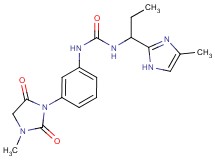 N-[3-(3-methyl-2,5-dioxoimidazolidin-1-yl)phenyl]-N'-[1-(4-methyl-1H-imidazol-2-yl)propyl]urea