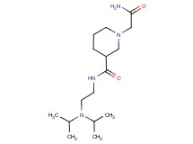 1-(2-amino-2-oxoethyl)-N-[2-(diisopropylamino)ethyl]piperidine-3-carboxamide