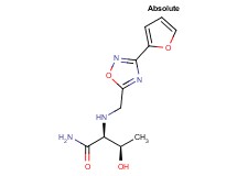 (2S,3R)-2-({[3-(2-furyl)-1,2,4-oxadiazol-5-yl]methyl}amino)-3-hydroxybutanamide