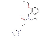 N-(2-ethoxybenzyl)-N-ethyl-4-(1H-1,2,4-triazol-1-yl)butanamide