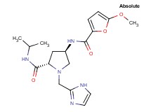 (4R)-1-(1H-imidazol-2-ylmethyl)-N-isopropyl-4-[(5-methoxy-2-furoyl)amino]-L-prolinamide