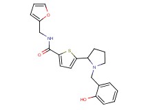 N-(2-furylmethyl)-5-[1-(2-hydroxybenzyl)-2-pyrrolidinyl]-2-thiophenecarboxamide
