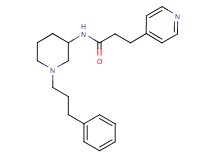 N-[1-(3-phenylpropyl)-3-piperidinyl]-3-(4-pyridinyl)propanamide