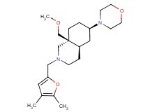 (4aR*,6R*,8aS*)-2-[(4,5-dimethyl-2-furyl)methyl]-8a-(methoxymethyl)-6-(4-morpholinyl)decahydroisoquinoline