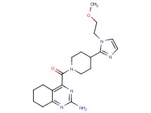 4-({4-[1-(2-methoxyethyl)-1H-imidazol-2-yl]piperidin-1-yl}carbonyl)-5,6,7,8-tetrahydroquinazolin-2-amine