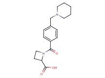 1-[4-(1-piperidinylmethyl)benzoyl]-2-azetidinecarboxylic acid