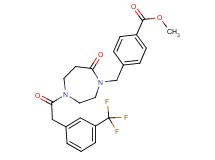 methyl 4-[(7-oxo-4-{[3-(trifluoromethyl)phenyl]acetyl}-1,4-diazepan-1-yl)methyl]benzoate