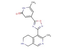 6-methyl-4-[3-(3-methyl-5,6,7,8-tetrahydro-2,7-naphthyridin-4-yl)-1,2,4-oxadiazol-5-yl]-2(1H)-pyridinone hydrochloride