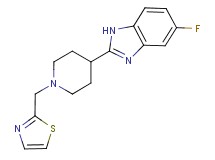 5-fluoro-2-[1-(1,3-thiazol-2-ylmethyl)piperidin-4-yl]-1H-benzimidazole