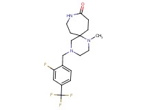 4-[2-fluoro-4-(trifluoromethyl)benzyl]-1-methyl-1,4,9-triazaspiro[5.6]dodecan-10-one