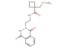 N-[2-(1,4-dioxo-3,4-dihydrophthalazin-2(1H)-yl)ethyl]-1-(methoxymethyl)cyclobutanecarboxamide