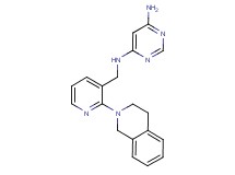 N-{[2-(3,4-dihydroisoquinolin-2(1H)-yl)pyridin-3-yl]methyl}pyrimidine-4,6-diamine