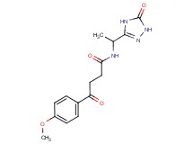 4-(4-methoxyphenyl)-4-oxo-N-[1-(5-oxo-4,5-dihydro-1H-1,2,4-triazol-3-yl)ethyl]butanamide