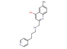 6-methyl-2-{[(3-pyridin-4-ylpropyl)amino]methyl}quinolin-4-ol