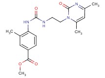 methyl 4-[({[2-(4,6-dimethyl-2-oxopyrimidin-1(2H)-yl)ethyl]amino}carbonyl)amino]-3-methylbenzoate