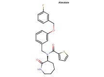 N-{3-[(3-fluorobenzyl)oxy]benzyl}-N-[(3S)-2-oxo-3-azepanyl]-2-thiophenecarboxamide