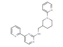 4-(2-pyridinyl)-N-{[1-(2-pyridinyl)-3-piperidinyl]methyl}-2-pyrimidinamine