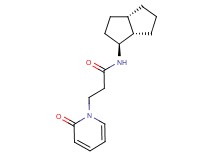 N-[(1S*,3aS*,6aS*)-octahydropentalen-1-yl]-3-(2-oxopyridin-1(2H)-yl)propanamide