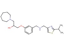 1-(1-azepanyl)-3-[3-({[(2-isopropyl-1,3-thiazol-4-yl)methyl]amino}methyl)phenoxy]-2-propanol