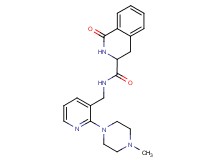 N-{[2-(4-methylpiperazin-1-yl)pyridin-3-yl]methyl}-1-oxo-1,2,3,4-tetrahydroisoquinoline-3-carboxamide