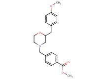 methyl 4-{[2-(4-methoxybenzyl)-4-morpholinyl]methyl}benzoate