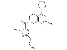 2-methyl-7-[(1-methyl-3-propyl-1H-pyrazol-5-yl)carbonyl]-4-pyrrolidin-1-yl-5,6,7,8-tetrahydropyrido[3,4-d]pyrimidine