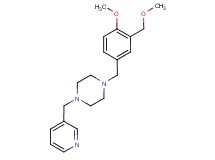 1-[4-methoxy-3-(methoxymethyl)benzyl]-4-(pyridin-3-ylmethyl)piperazine