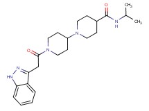 1'-(1H-indazol-3-ylacetyl)-N-isopropyl-1,4'-bipiperidine-4-carboxamide
