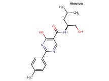 4-hydroxy-N-[(1S)-1-(hydroxymethyl)-3-methylbutyl]-2-(4-methylphenyl)pyrimidine-5-carboxamide