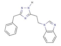 1-[2-(3-benzyl-1H-1,2,4-triazol-5-yl)ethyl]-1H-benzimidazole