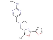 5-{[{[2-(2-furyl)-5-methyl-1,3-oxazol-4-yl]methyl}(methyl)amino]methyl}-N-methylpyrimidin-2-amine