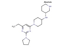 (3R)-N-{1-[6-ethyl-2-(1-pyrrolidinyl)-4-pyrimidinyl]-4-piperidinyl}-3-piperidinamine dihydrochloride