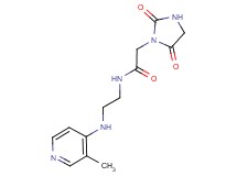 2-(2,5-dioxo-1-imidazolidinyl)-N-{2-[(3-methyl-4-pyridinyl)amino]ethyl}acetamide