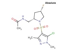 N-({(2S,4S)-1-[(5-chloro-1,3-dimethyl-1H-pyrazol-4-yl)sulfonyl]-4-fluoropyrrolidin-2-yl}methyl)acetamide