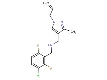 1-(1-allyl-3-methyl-1H-pyrazol-4-yl)-N-(3-chloro-2,6-difluorobenzyl)methanamine