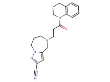 5-[3-(3,4-dihydroquinolin-1(2H)-yl)-3-oxopropyl]-5,6,7,8-tetrahydro-4H-pyrazolo[1,5-a][1,4]diazepine-2-carbonitrile