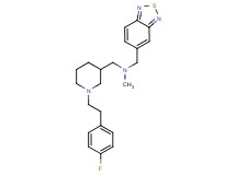(2,1,3-benzothiadiazol-5-ylmethyl)({1-[2-(4-fluorophenyl)ethyl]-3-piperidinyl}methyl)methylamine