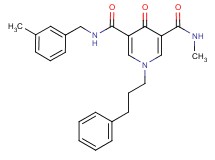 N-methyl-N'-(3-methylbenzyl)-4-oxo-1-(3-phenylpropyl)-1,4-dihydro-3,5-pyridinedicarboxamide