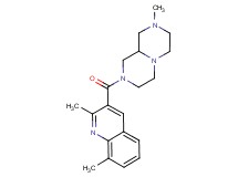 2-[(2,8-dimethylquinolin-3-yl)carbonyl]-8-methyloctahydro-2H-pyrazino[1,2-a]pyrazine