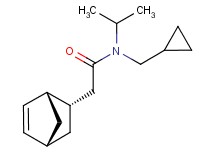 2-[(1S*,2S*,4S*)-bicyclo[2.2.1]hept-5-en-2-yl]-N-(cyclopropylmethyl)-N-isopropylacetamide