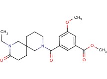 methyl 3-[(8-ethyl-9-oxo-2,8-diazaspiro[5.5]undec-2-yl)carbonyl]-5-methoxybenzoate