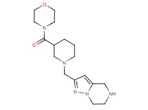 2-{[3-(4-morpholinylcarbonyl)-1-piperidinyl]methyl}-4,5,6,7-tetrahydropyrazolo[1,5-a]pyrazine dihydrochloride