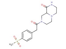 8-{[4-(methylsulfonyl)phenyl]acetyl}hexahydro-2H-pyrazino[1,2-a]pyrazin-1(6H)-one