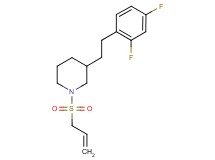 1-(allylsulfonyl)-3-[2-(2,4-difluorophenyl)ethyl]piperidine