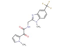 2-(1-methyl-1H-pyrrol-2-yl)-N-{[1-methyl-5-(trifluoromethyl)-1H-benzimidazol-2-yl]methyl}-2-oxoacetamide
